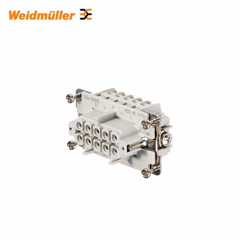 HDC HE 10 FS | 魏德米勒 HDC-插芯,插座,500V,16A,回路数:10,螺钉联接,产品外形尺寸:4