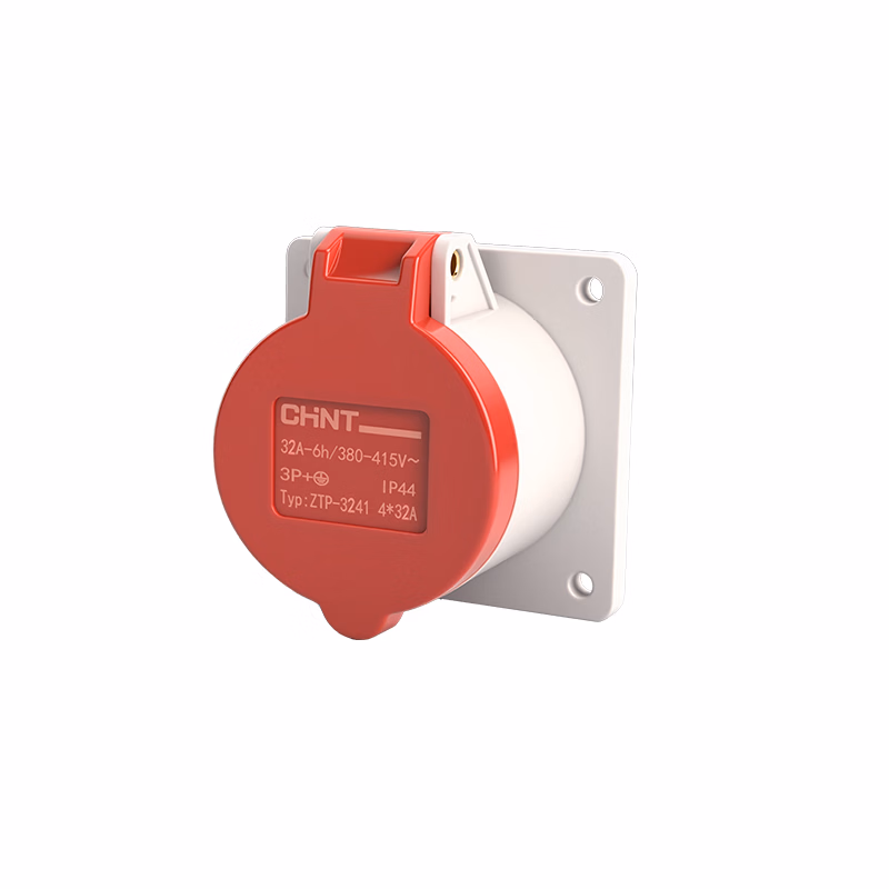 ZTP-3241-4-32A | 正泰 IP44暗装插座4*32A