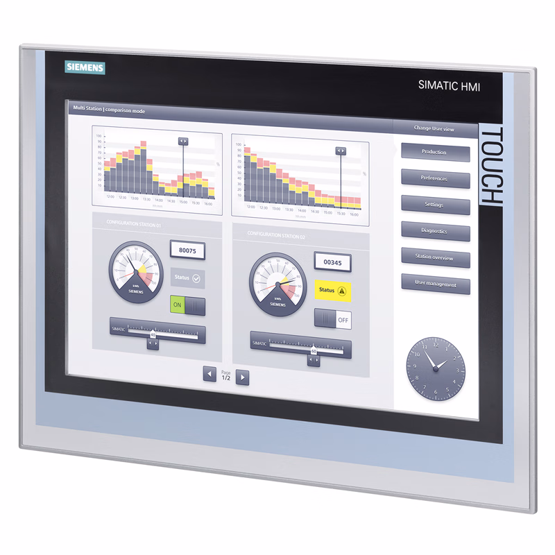 6AV21240QC020AX2 | 西门子 HMI TP1500 15寸宽屏TFT显示屏,1280×800