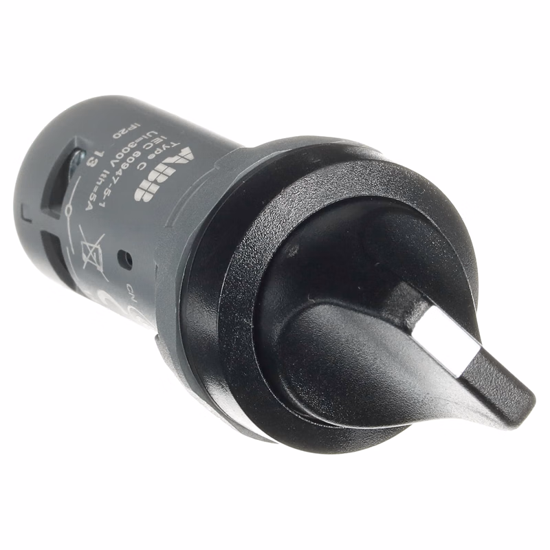 C2SS1-10B-11 | ABB C2SS系列二位置选择开关（不带灯型）,黑色
