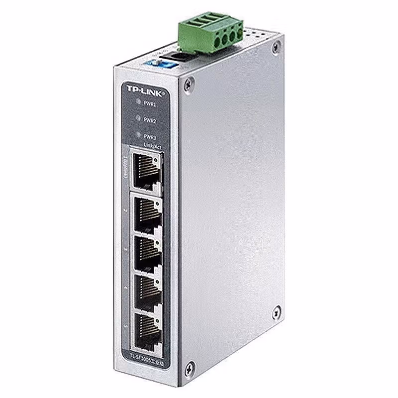 TL-SF1005工业级 | TP-LINK/普联 工业级交换机,5个百兆RJ45口,-40℃-75℃宽温工作,抗电磁干扰