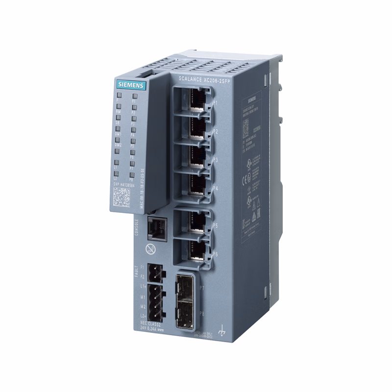 6GK52062BS002AC2 | 西门子 SCALANCE XC206-2SFP 可管理层面 2 IE 交换机