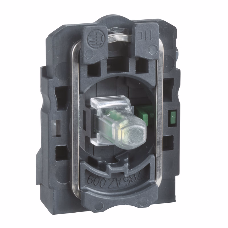 ZB5AW0B31C | 施耐德电气 绿色带灯底座24V AC/DC+1NO触点模块